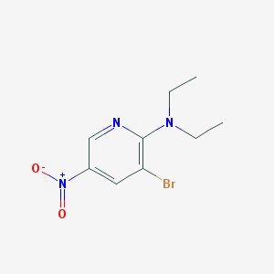 3-Bromo-N,N-diethyl-5-nitropyridin-2-amine
