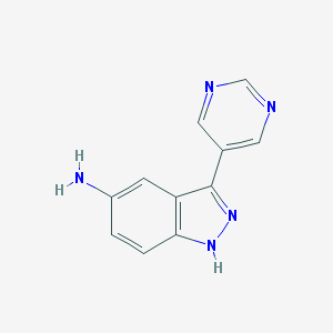 3-(PyriMidin-5-yl)-1H-indazol-5-aMine