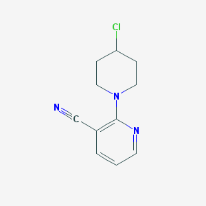 2-(4-chloropiperidin-1-yl)nicotinonitrile