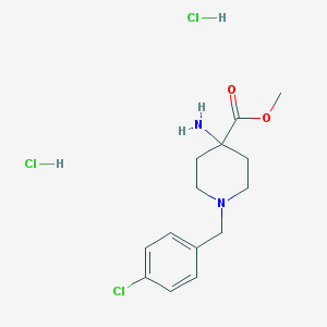 Methyl 4-aMino-1-(4-chlorobenzyl)piperidine-4-carboxylate dihydrochloride
