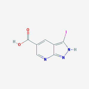 3-Iodo-1H-pyrazolo[3,4-b]pyridine-5-carboxylic acid