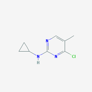 (4-Chloro-5-methyl-pyrimidin-2-yl)-cyclopropyl-amine