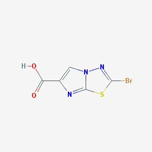 2-BroMoiMidazo[2,1-b][1,3,4]thiadiazole-6-carboxylic acid