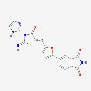 1H-Isoindole-1,3(2H)-dione, 5-[5-[[3-(1H-iMidazol-2-yl)-2-iMino-4-oxo-5-thiazolidinylidene]Methyl]-2-furanyl]-
