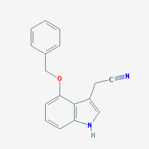 2-(4-(Benzyloxy)-1H-indol-3-yl)acetonitrile