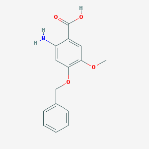 2-Amino-4-benzyloxy-5-methoxy-benzoic acid