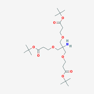 tert-butyl 3,3'-(2-amino-2-((3-tert-butoxy-3-oxopropoxy)methyl)propane-1,3-diyl)bis(oxy)dipropanoate