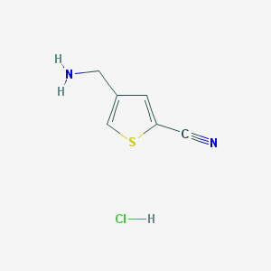 4-Aminomethyl-thiophene-2-carbonitrile hydrochloride