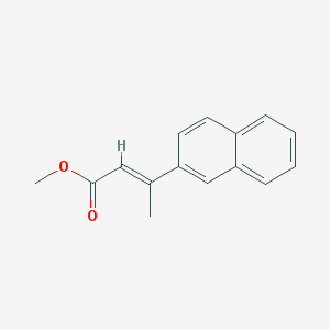 2-Butenoic acid, 3-(2-naphthalenyl)-, Methyl ester, (2E)-