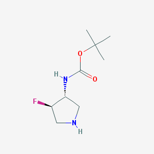 (3R,4R)-(4-Fluoro-pyrrolidin-3-yl)-carbamic acid tert-butyl ester