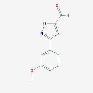 3-(3-Methoxy-phenyl)-isoxazole-5-carbaldehyde