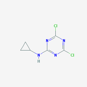 4,6-Dichloro-N-cyclopropyl-1,3,5-triazin-2-aMine