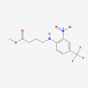 4-(2-Nitro-4-trifluoromethyl-phenylamino)-butyric acid methyl ester