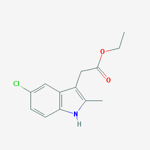 (5-Chloro-2-methyl-1H-indol-3-yl)-acetic acid ethyl ester