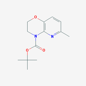 6-Methyl-2,3-dihydro-pyrido[3,2-b][1,4]oxazine-4-carboxylic acid tert-butyl ester