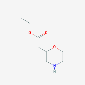 Morpholin-2-yl-acetic acid ethyl ester