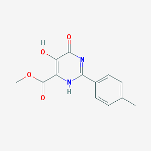 5,6-Dihydroxy-2-p-tolyl-pyrimidine-4-carboxylic acid methyl ester