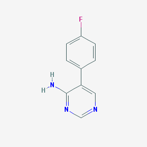5-(4-Fluoro-phenyl)-pyrimidin-4-ylamine