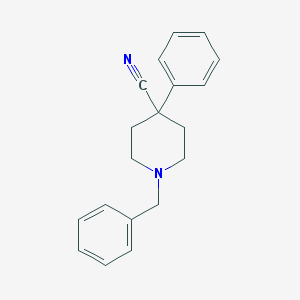 1-benzyl-4-phenylpiperidine-4-carbonitrile