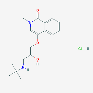 4-(3-(tert-ButylaMino)-2-hydroxypropoxy)-2-Methylisoquinolin-1(2H)-one hydrochloride