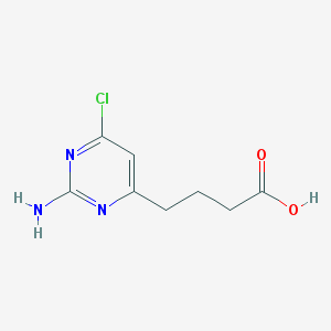 4-(2-aMino-6-chloropyriMidin-4-yl)butanoic acid