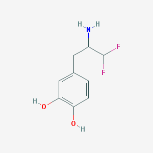 4-(2-AMino-3,3-difluoropropyl)benzene-1,2-diol