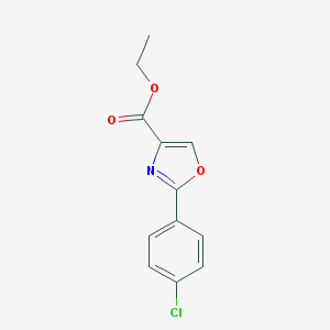 2-(4-Chloro-phenyl)-oxazole-4-carboxylic acid ethyl ester