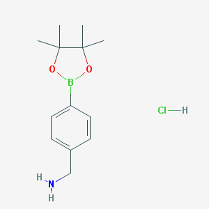 (4-(4,4,5,5-TetraMethyl-1,3,2-dioxaborolan-2-yl)phenyl)MethanaMine hydrochloride