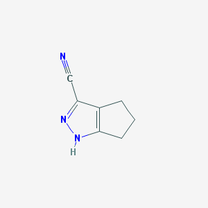 1,4,5,6-Tetrahydro-cyclopentapyrazole-3-carbonitrile