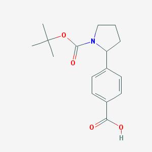 2-(4-Carboxy-phenyl)-pyrrolidine-1-carboxylic acid tert-butyl ester