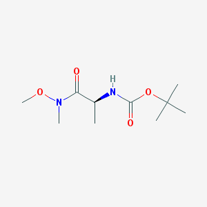 (R)-tert-butyl 1-(methoxy(methyl)amino)-1-oxopropan-2-ylcarbamate