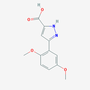 5-(2,5-DiMethoxyphenyl)-1H-pyrazole-3-carboxylic acid
