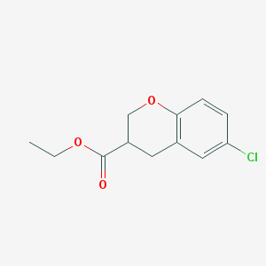 6-Chloro-chroman-3-carboxylic acid ethyl ester