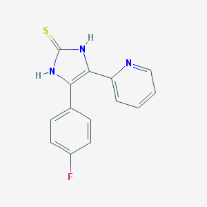 5-(4-Fluoro-phenyl)-4-pyridin-2-yl-1H-imidazole-2-thiol