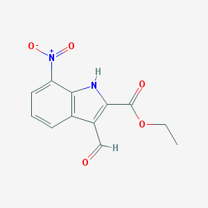 Ethyl 3-formyl-7-nitro-1H-indole-2-carboxylate