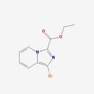 1-Bromo-imidazo[1,5-a]pyridine-3-carboxylic acid ethyl ester