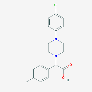 [4-(4-Chloro-phenyl)-piperazin-1-yl]-p-tolyl-acetic acid 
