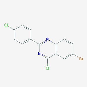 6-Bromo-4-chloro-2-(4-chloro-phenyl)-quinazoline