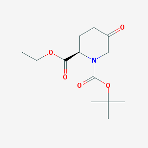 (2R)-1-N-Boc-5-oxo-piperidine-2-carboxylic acid ethyl ester