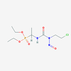 Diethyl (1-(3-(2-chloroethyl)-3-nitrosoureido)ethyl)phosphonate