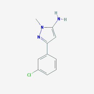 5-(3-Chloro-phenyl)-2-methyl-2H-pyrazol-3-ylamine
