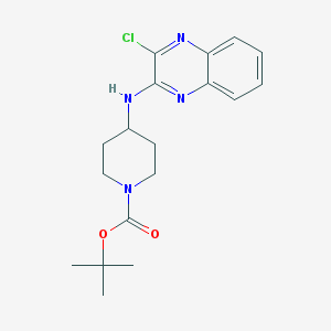 4-(3-Chloro-quinoxalin-2-ylamino)-piperidine-1-carboxylic acid tert-butyl ester