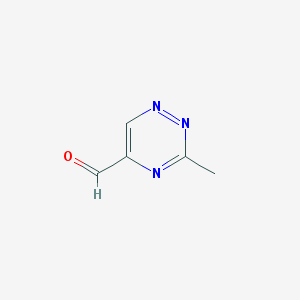 3-Methyl-[1,2,4]triazine-5-carbaldehyde