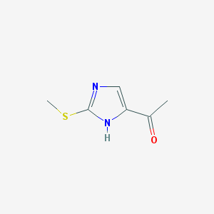 1-(2-Methylsulfanyl-1H-imidazol-4-yl)-ethanone
