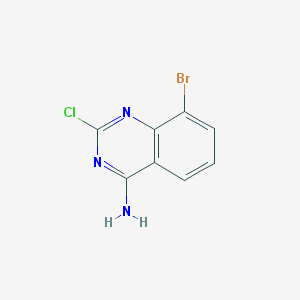 4-AMino-8-broMo-2-chloroquinazoline