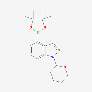 1-(tetrahydro-2H-pyran-2-yl)-4-(4,4,5,5-tetraMethyl-1,3,2-dioxaborolan-2-yl)-1H-indazole